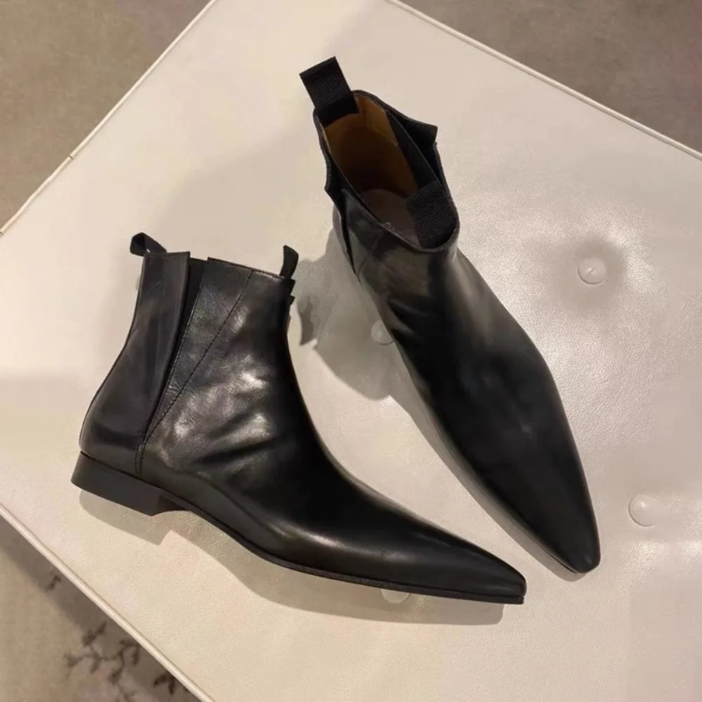 Luxury Lifestyle Products - Lüks kadın kısa çizmeler sonbahar/kış hakiki