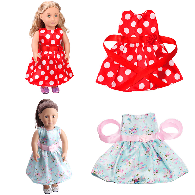 Luxury Lifestyle Dress - 18 İnç Bebek Kız Gül Kemerli