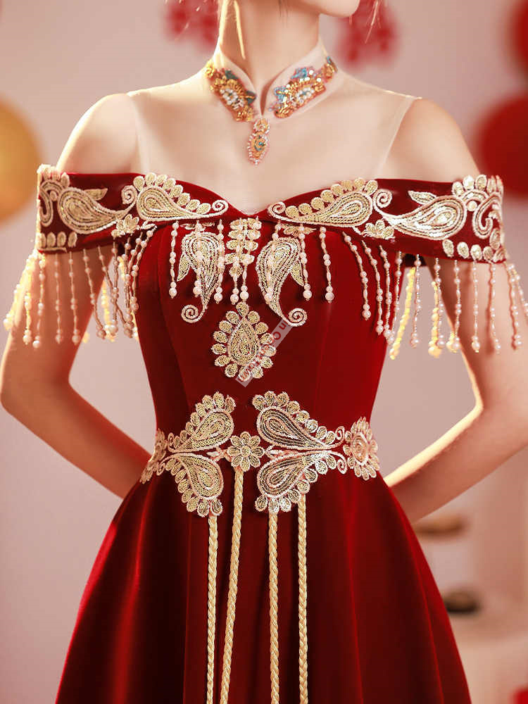 Çin Tarzı Tost Elbisesi Gelini - Luxury Lifestyle Dress incelemesi ve fiyatı