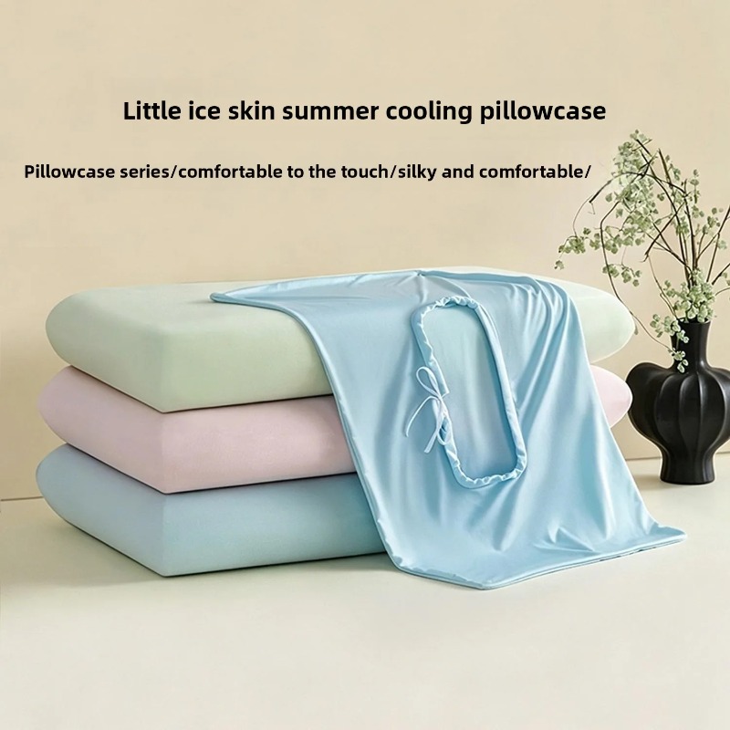 1 takım yaz buz ipek soğutma y - Silk Pillowcase Set incelemesi ve fiyatı
