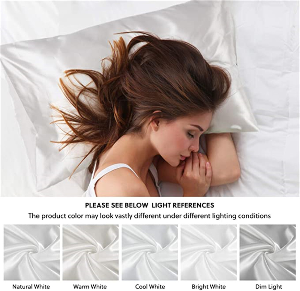 2 adet/grup Katı Ipeksi Saten  - Silk Pillowcase Set incelemesi ve fiyatı